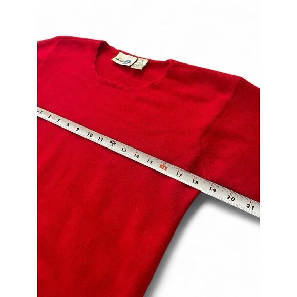 Vintage Paul Harris Design Red Sweater - Angora Blend Size S Made in Hong Kong - Picture 4 of 5